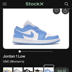 Jordan 1 Low University Blue Womens